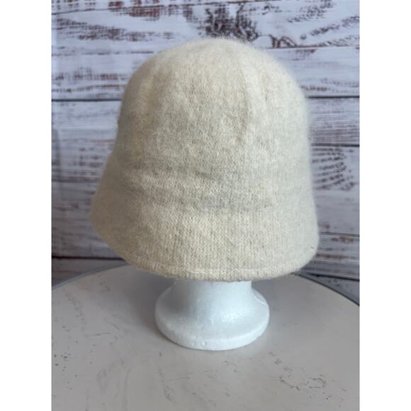 Aldo Wool Blend Ivory Cream Bucket Hat - Picture 3 of 8
